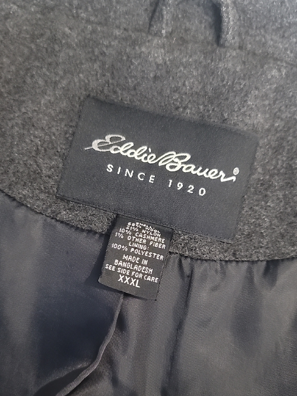 Mens Gray Wool Trench Coat